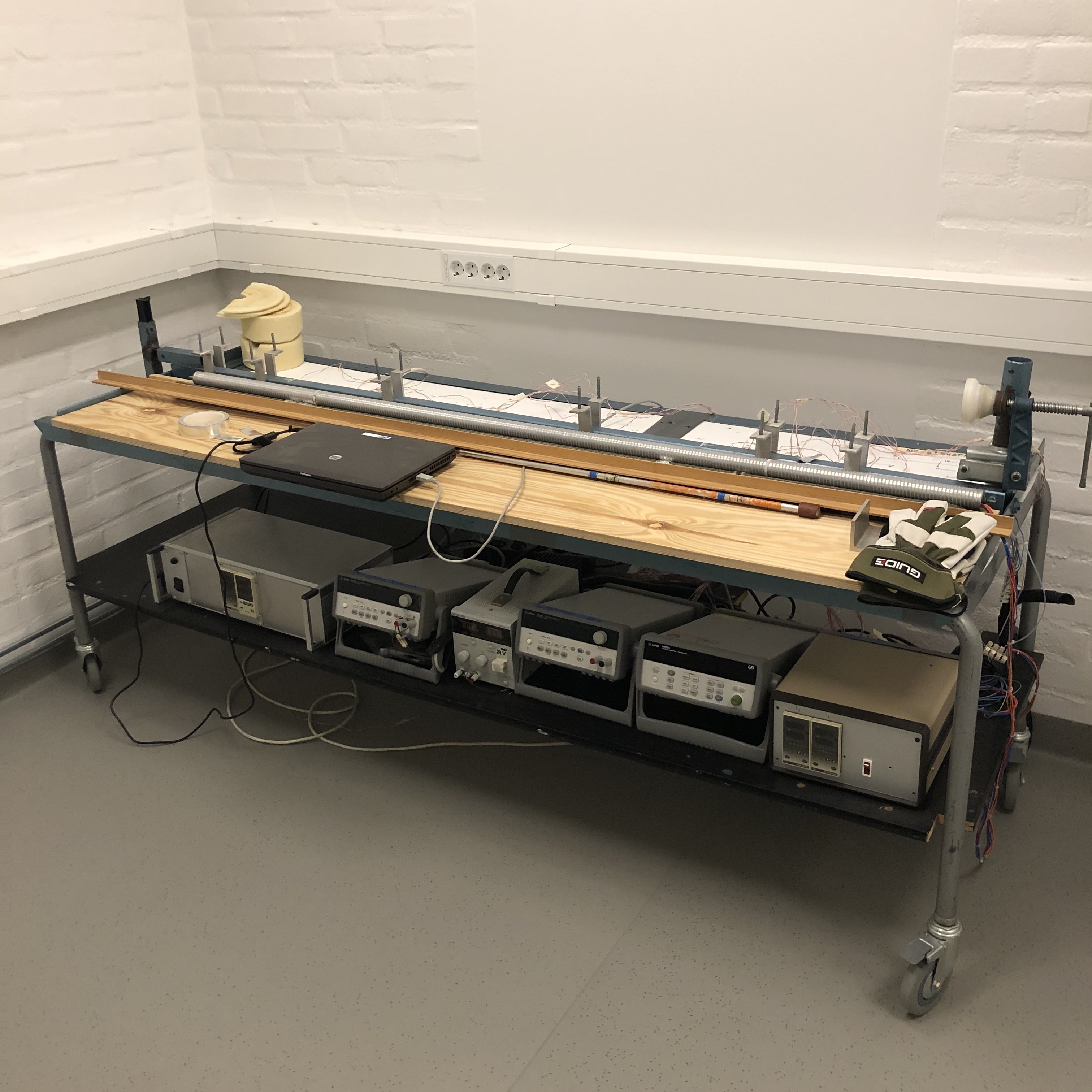 Picture of Guarded Hot-Pipe Test-Rig